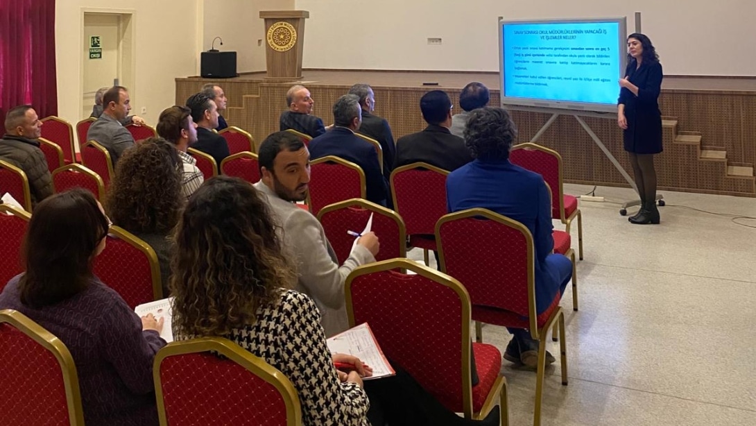Ülke Geneli Ortak Yazılı Sınavlar Bilgilendirme Değerlendirme Toplantısı Yapıldı