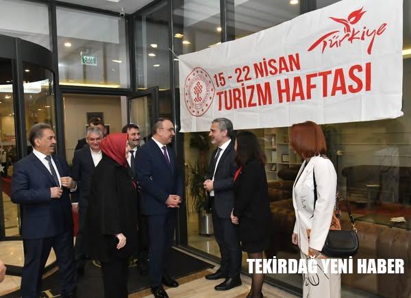 49.Turizm Haftası münasebetiyle Süleymanpaşa ilçemizde bir otelde resepsiyon düzenlendi. 