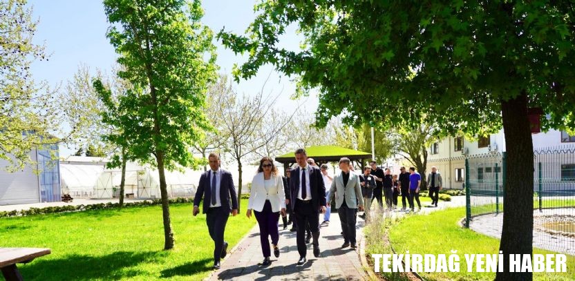 Başkan Yüceer ve Başkan Sarıkurt, Çorlu´nun Yeşil Alan Yatırımlarını İnceledi