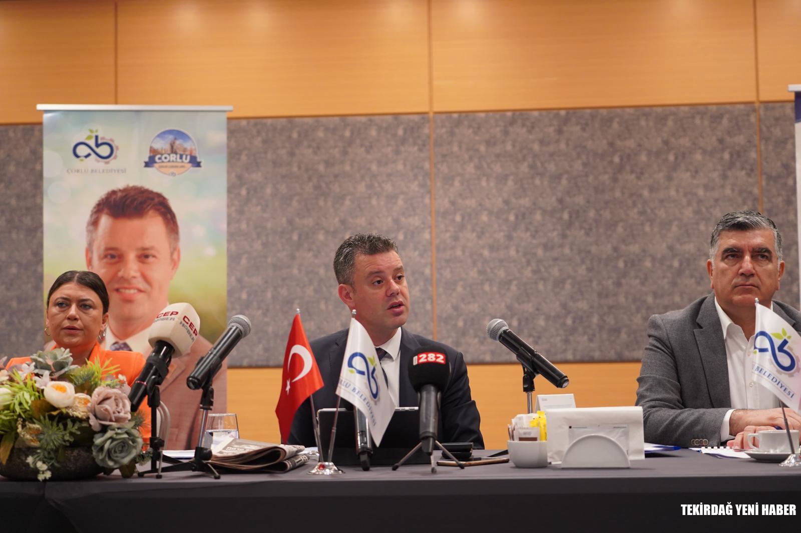Çorlu Belediye Başkanı Ahmet Sarıkurt, Basın Mensupları ile Buluştu