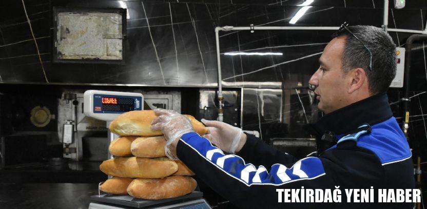 Çorlu Belediyesi Zabıta Ekiplerinden Fırınlara Denetim