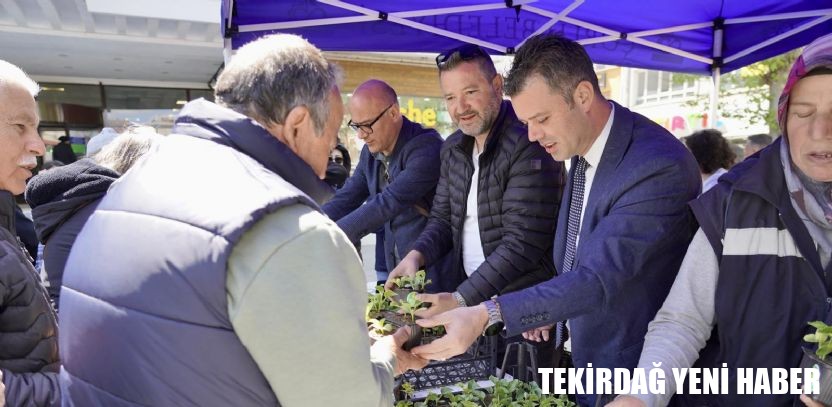 Çorlu Belediyesinden Vatandaşlara Seymen Kavunu Fidesi