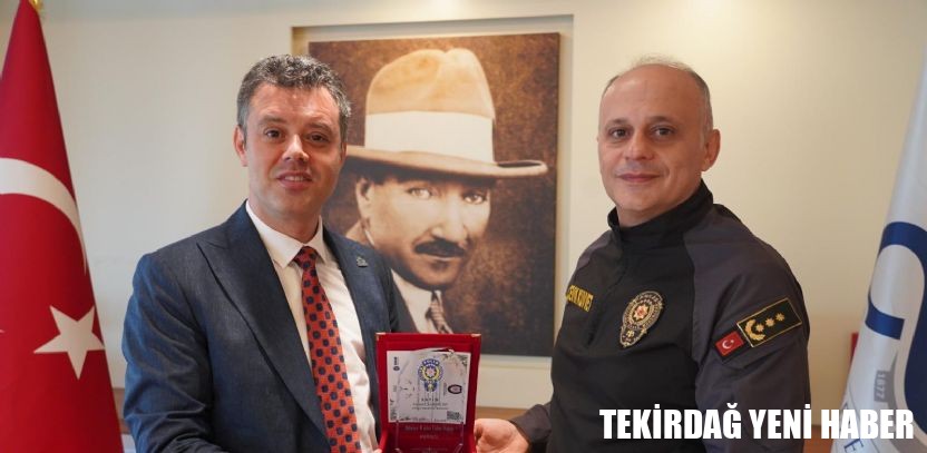 Çorlu Emniyet Müdürü Vatansever`den Başkan Sarıkurt`a Ziyaret