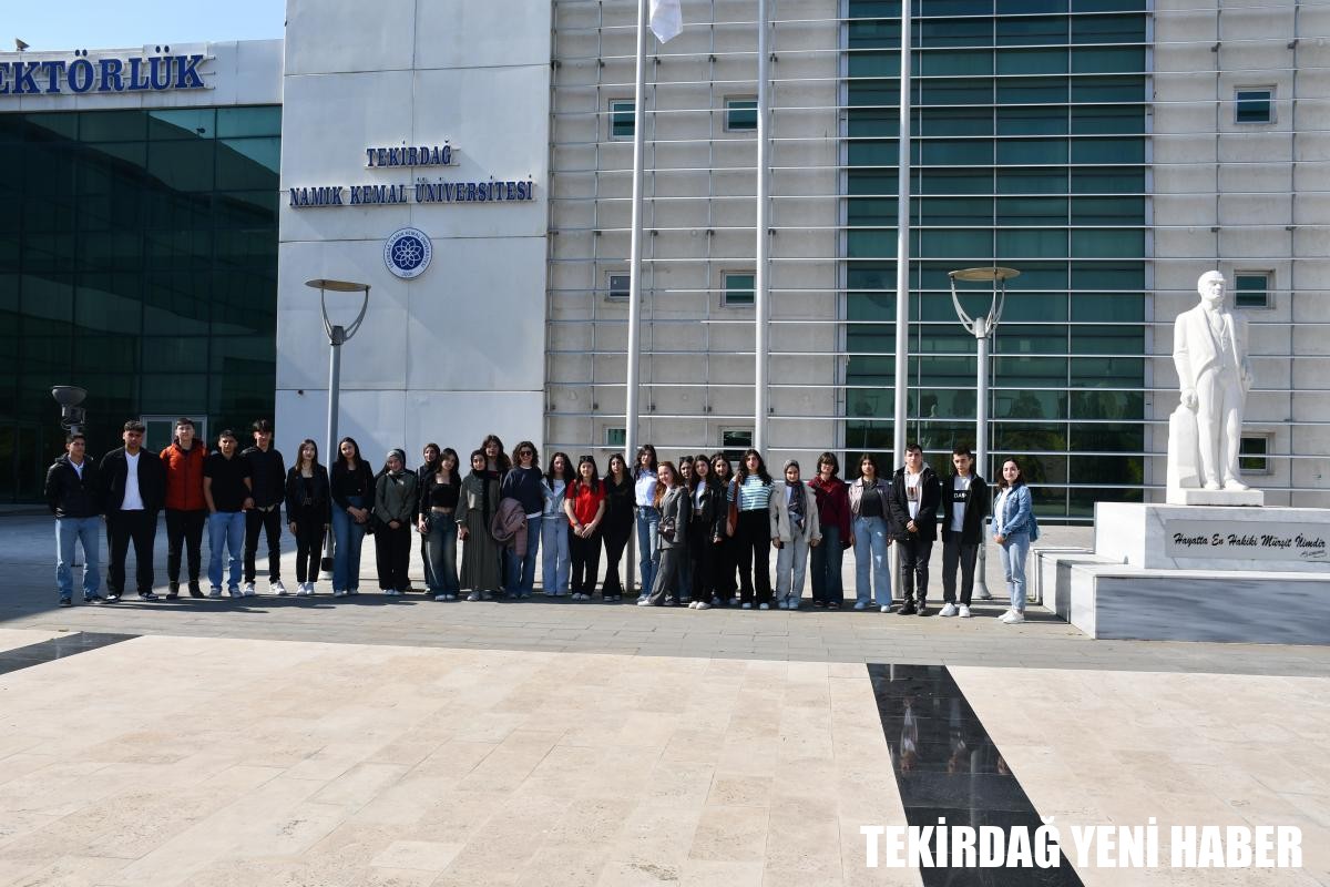 KAPAKLI AZİZ SANCAR ANADOLU LİSESİ ÖĞRENCİLERİNDEN TEKİRDAĞ NKÜ’YE ZİYARET