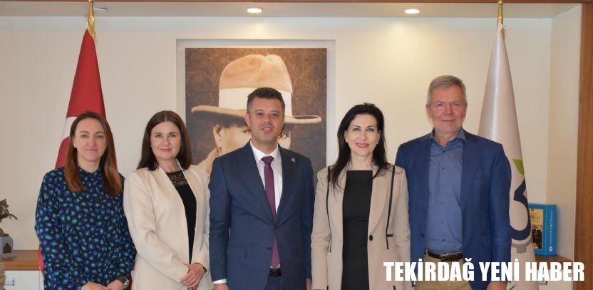 Litvanyalı Konuklardan Başkan Sarıkurt`a Ziyaret