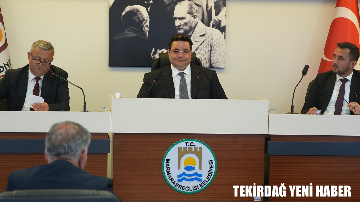 Marmaraereğlisi Belediyesi Nisan Ayı Olağan Meclis Toplantısı Gerçekleştirildi