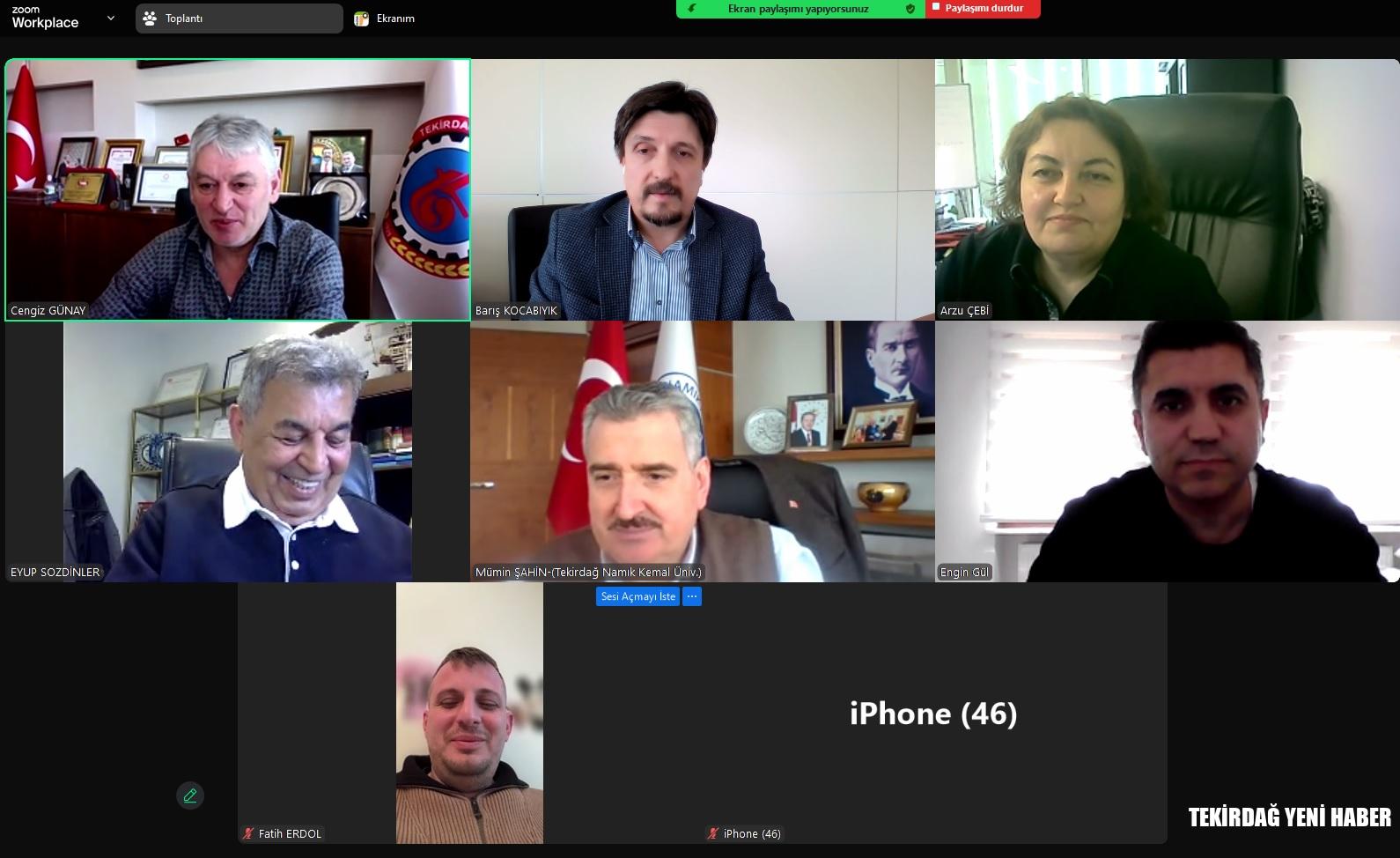 Cengiz Günay: gündem maddelerini görüşerek karara bağladık.