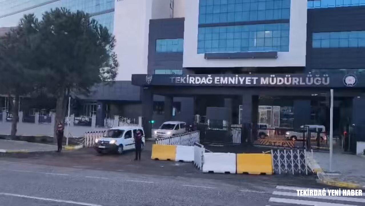 Tekirdağ Asayiş Şube Müdürlüğünce yürütülen soruşturma kapsamında