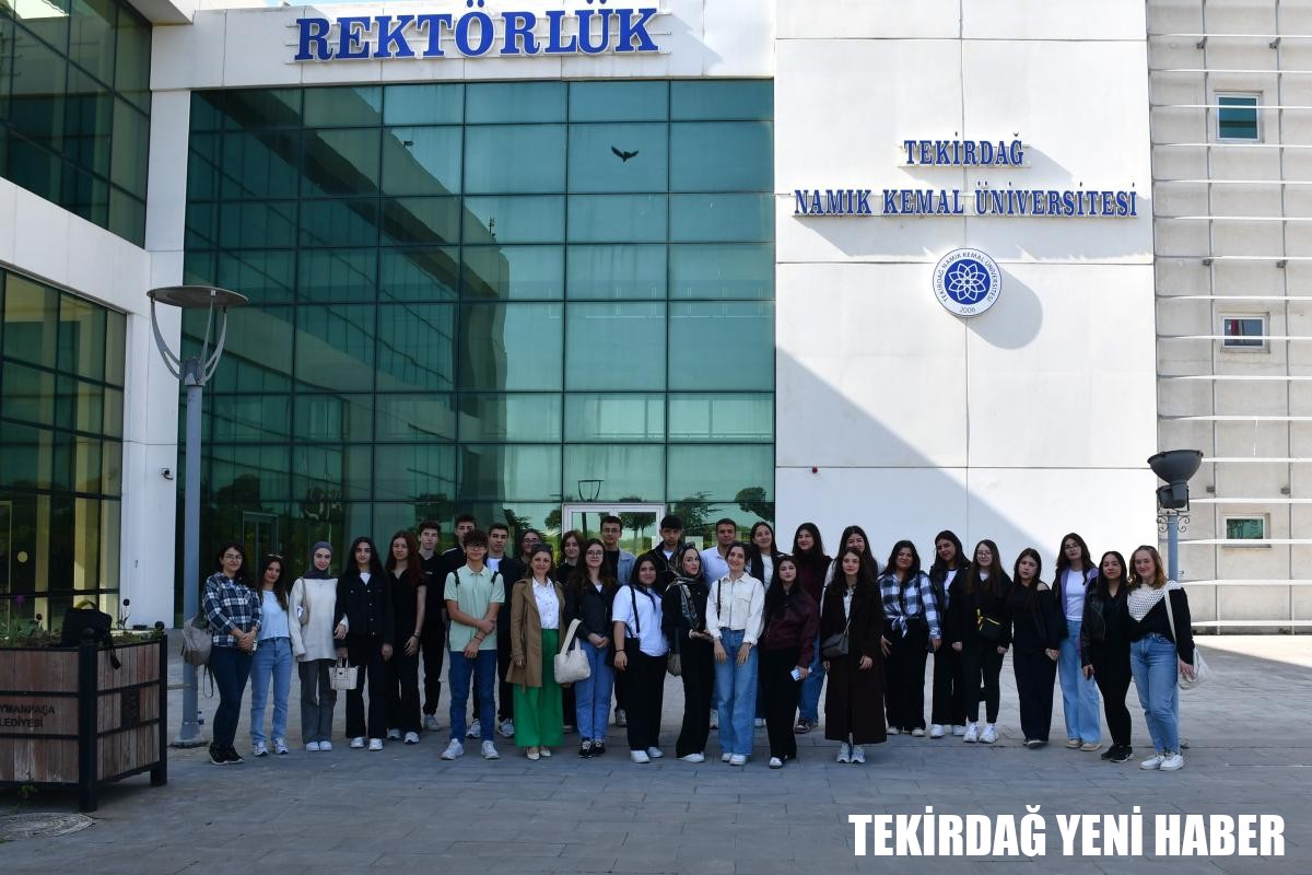 TEKİRDAĞ ÇORLU DR. SADIK AHMET MESLEKİ VE TEKNİK ANADOLU LİSESİ ÖĞRENCİLERİNDEN NKÜ’YE ZİYARET