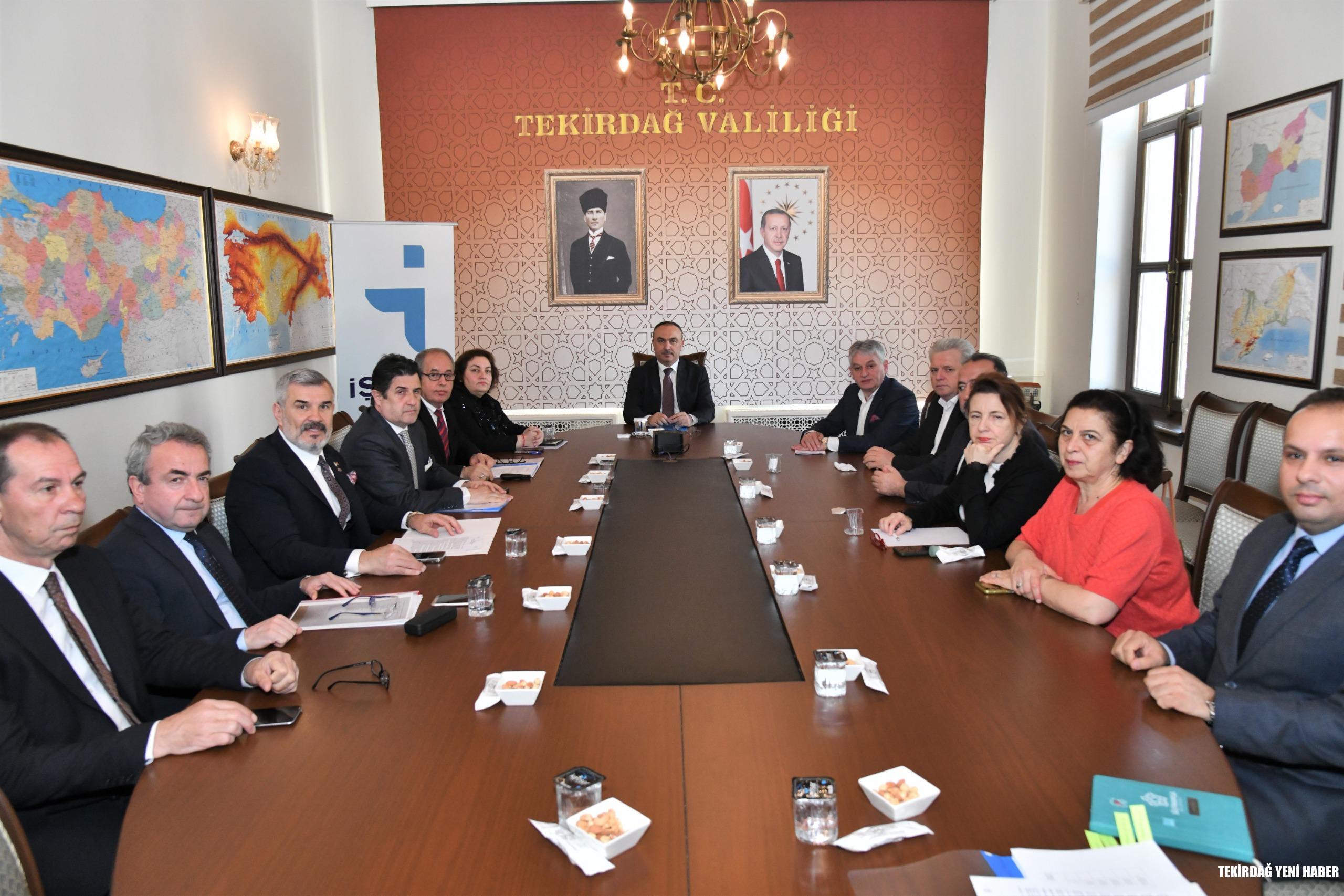 TEKİRDAĞ  İL İSTİHDAM VE MESLEKİ EĞİTİM KURULU (İİMEK)   TOPLANTISI YAPILDI