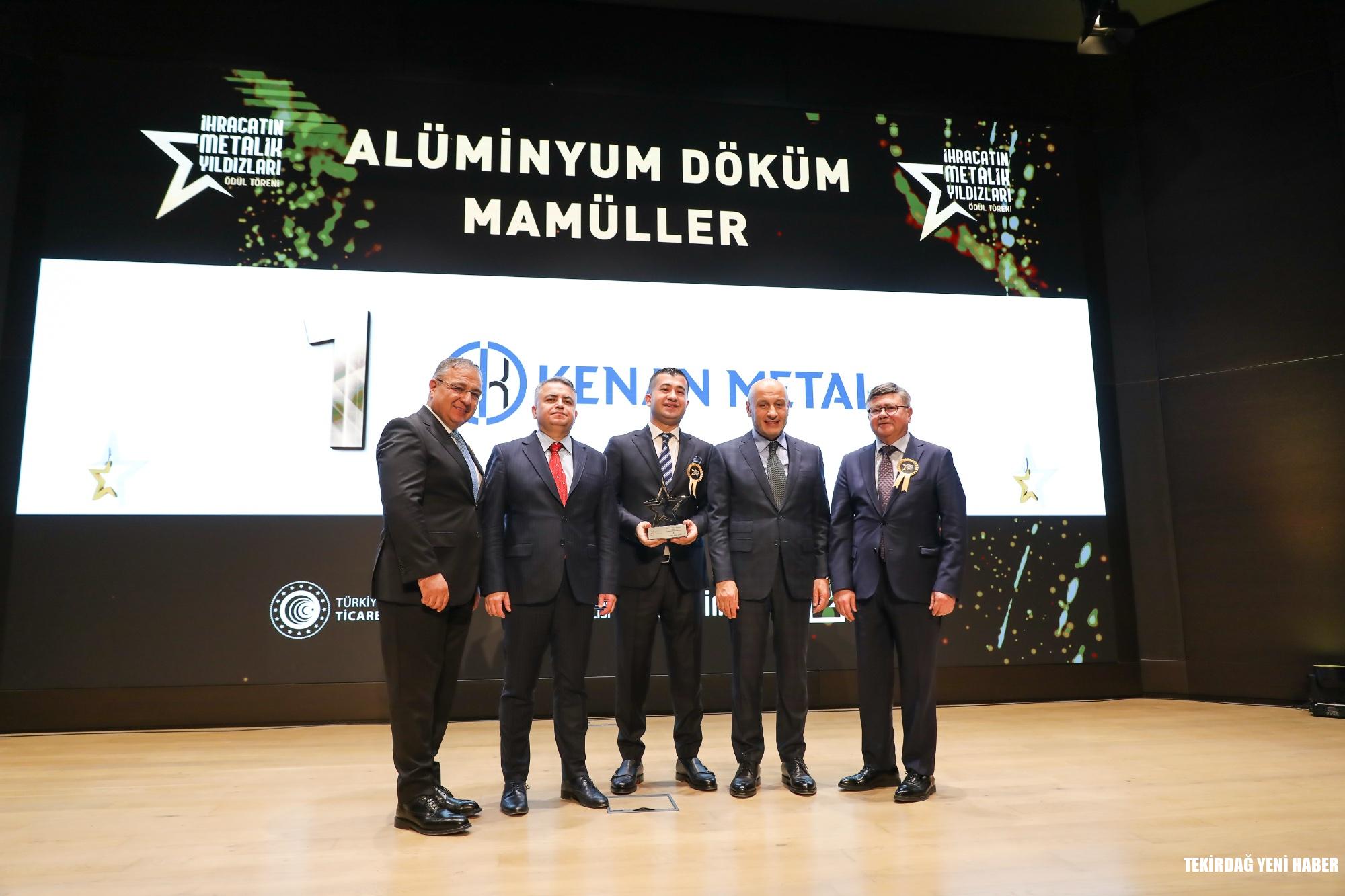 Tekirdağ’dan Dünya’ya Açılan Bir Başarı: Kenan Metal, İhracatta Zirvedeki Yerini Korudu