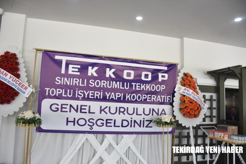 TEKKOOP SANAYİ SİTESİ YAPI KOOP MALİ  GENEL KURULU YAPILDI