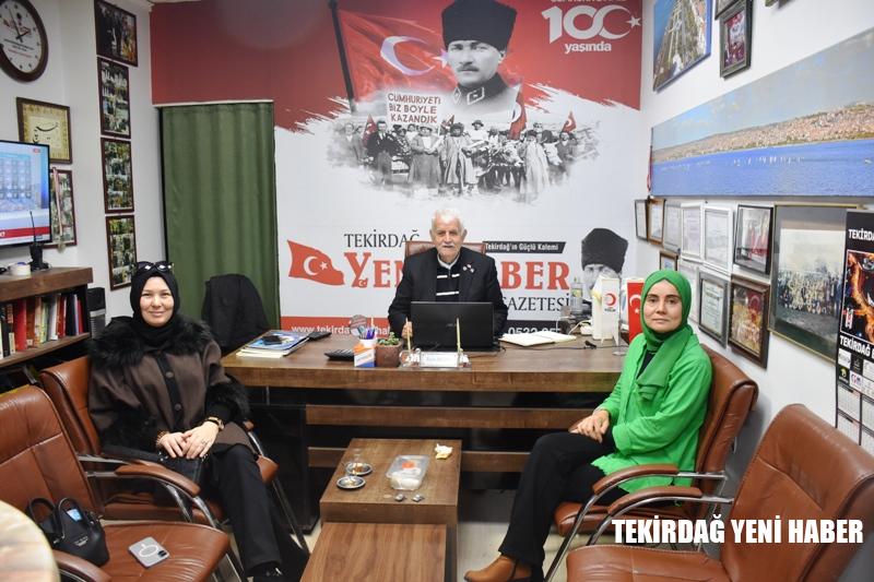Başkan Nihal Erdoğandan gazetemize ziyaret