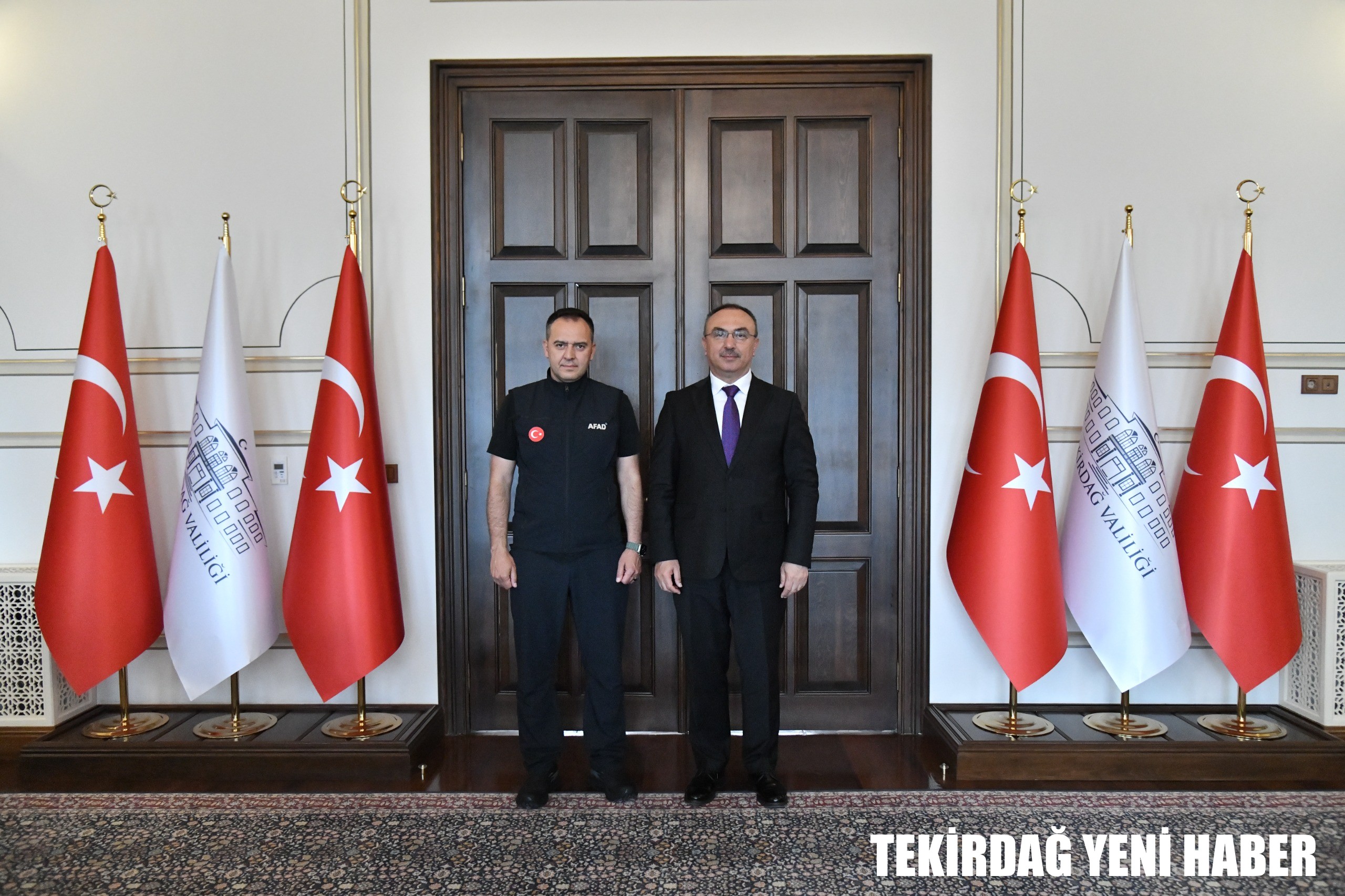 AFAD Destek Hizmetleri Daire Başkanı Çebi Vali Soytürk’ü Ziyaret Etti