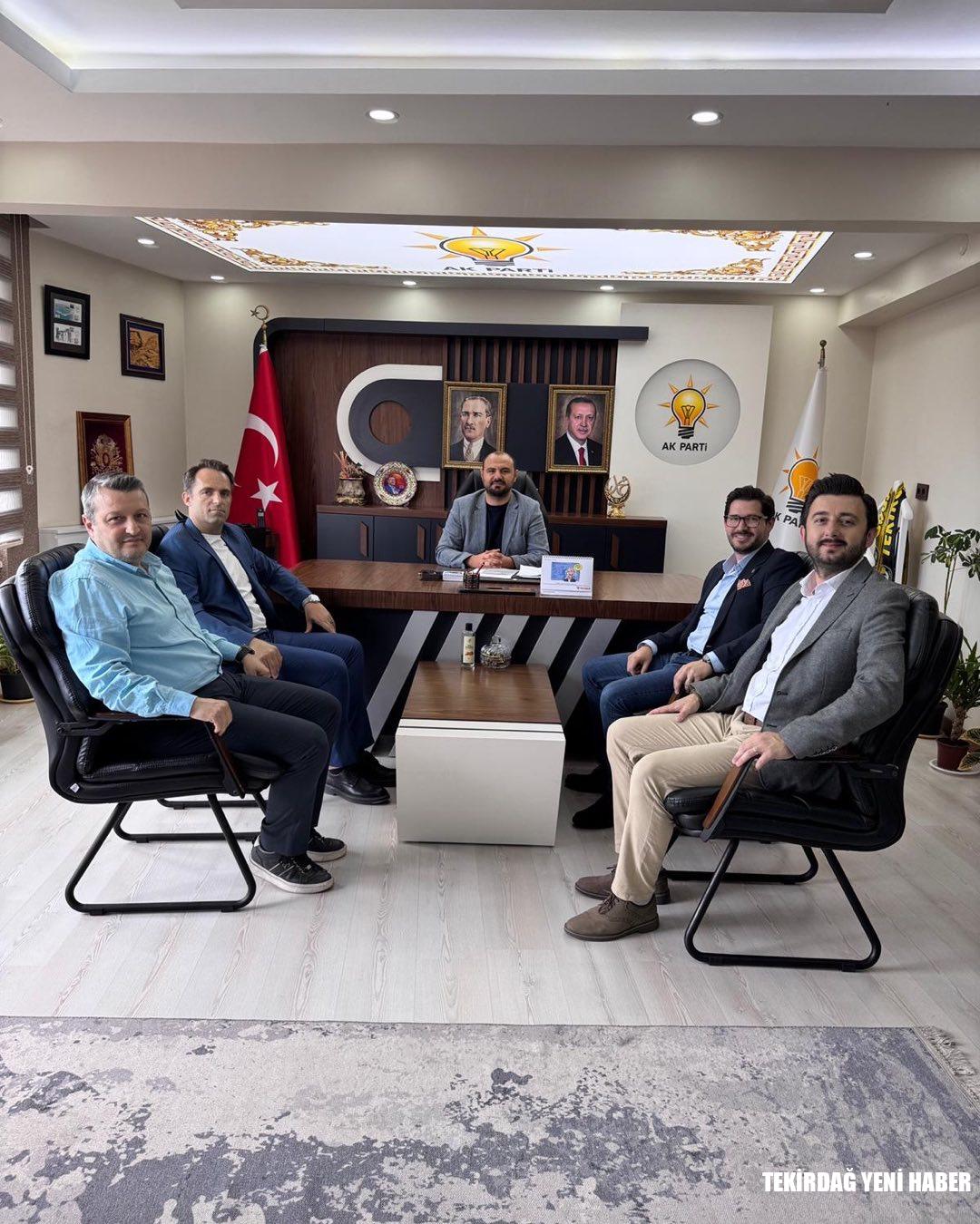 AK Parti Süleymanpaşa İlçe Başkanı Nusret Mandacı, TGYİAD Yönetimini Ağırladı