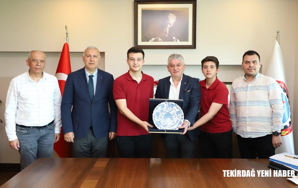 Başkan Cengiz Günay: birçok konu üzerine verimli bir sohbet gerçekleştirdik.
