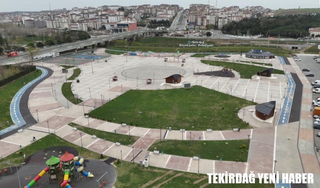 ÇERKEZKÖY KENT PARK YENİLENİYOR, ÇERKEZKÖY BÜYÜKŞEHİR’LE GÜZELLEŞİYOR