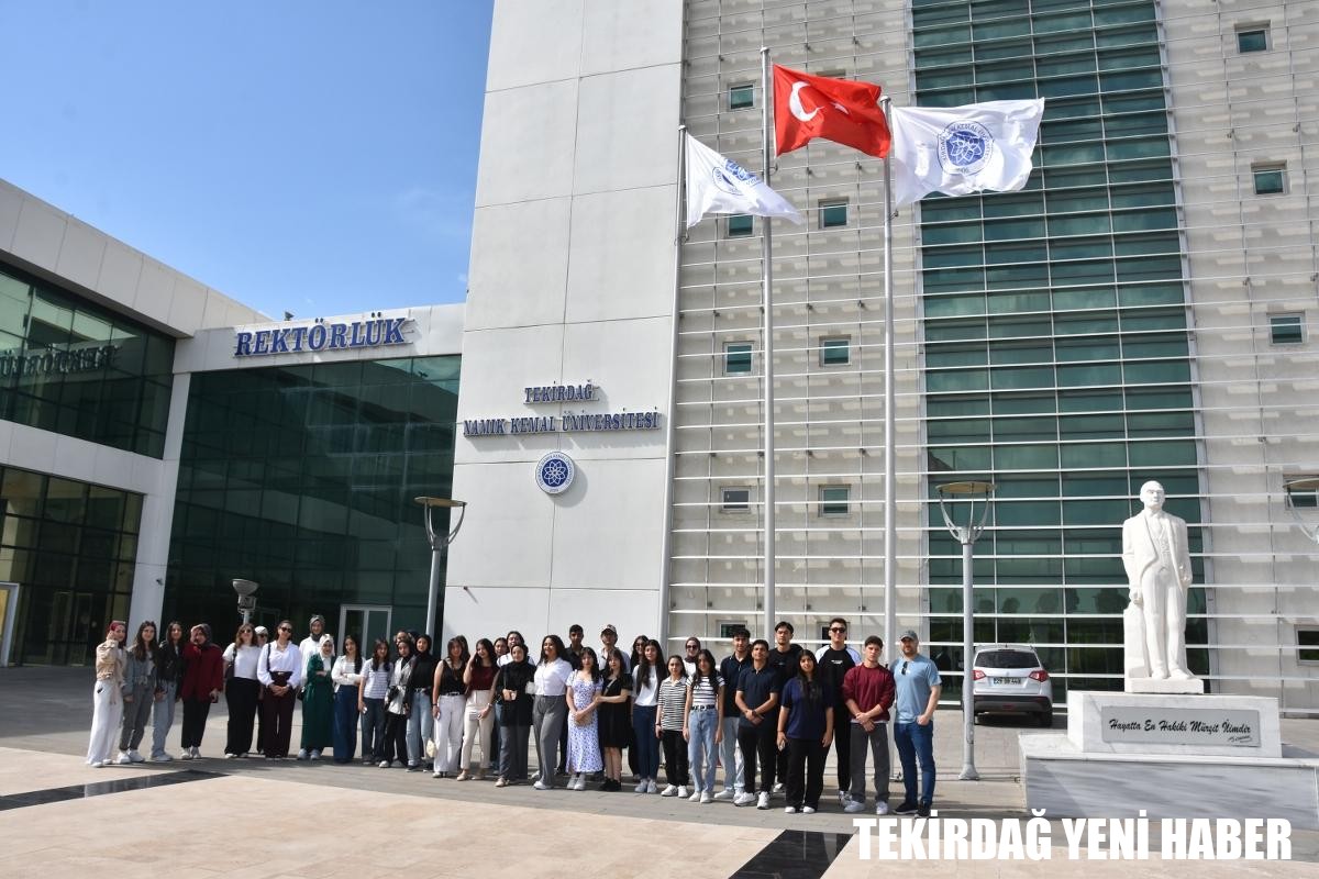 ÇERKEZKÖY KIZILPINAR ÇOK PROGRAMLI ANADOLU LİSESİ ÖĞRENCİLERİNDEN ÜNİVERSİTEMİZE ZİYARET