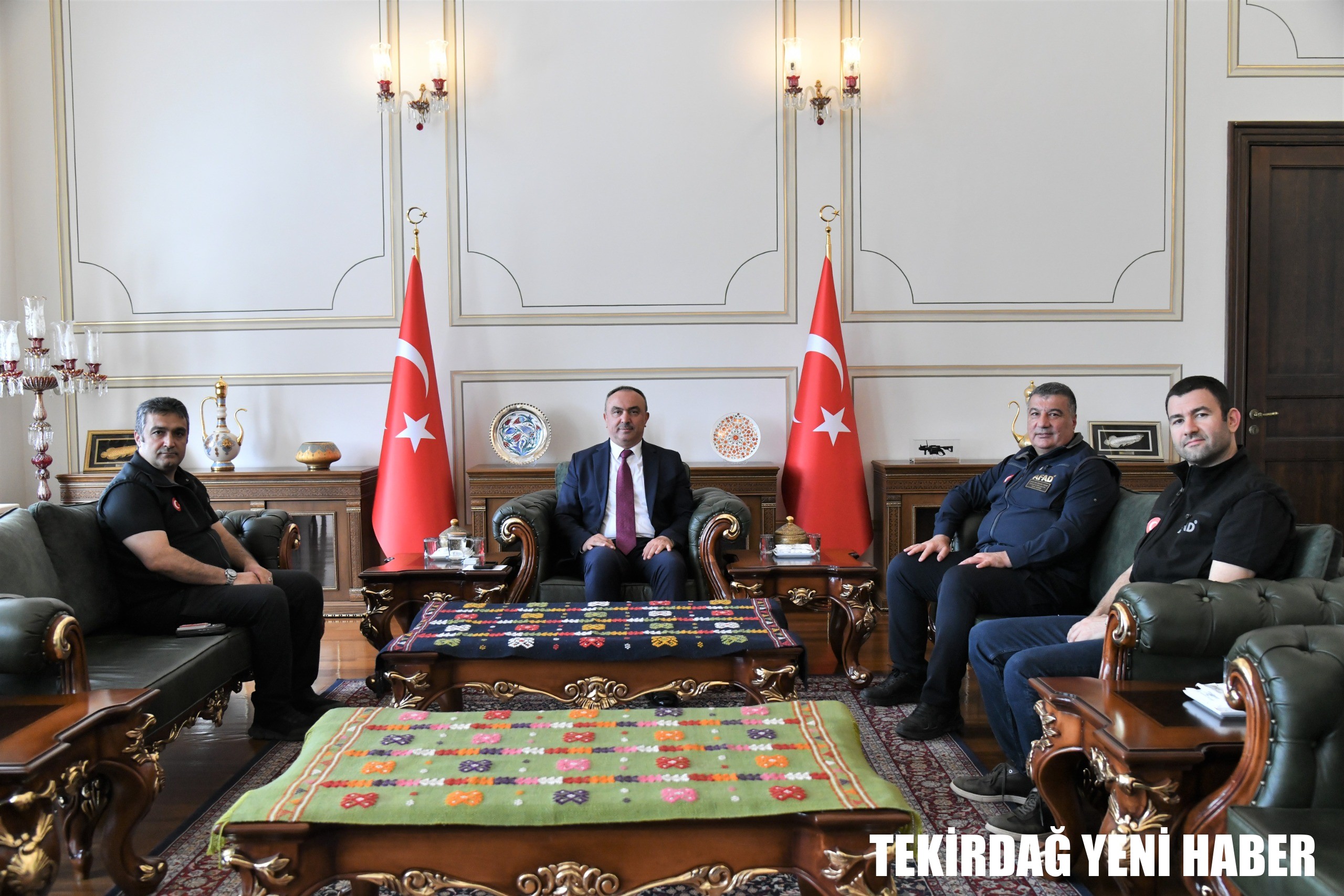 Deprem Risk Azaltma Genel Müdürü Tatar Vali Soytürk’ü Ziyaret Etti