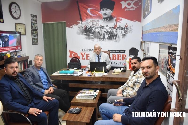 Devlet Memurları Sendikası’ndan Tekirdağ Yeni Haber Gazetesi’ne Ziyaret