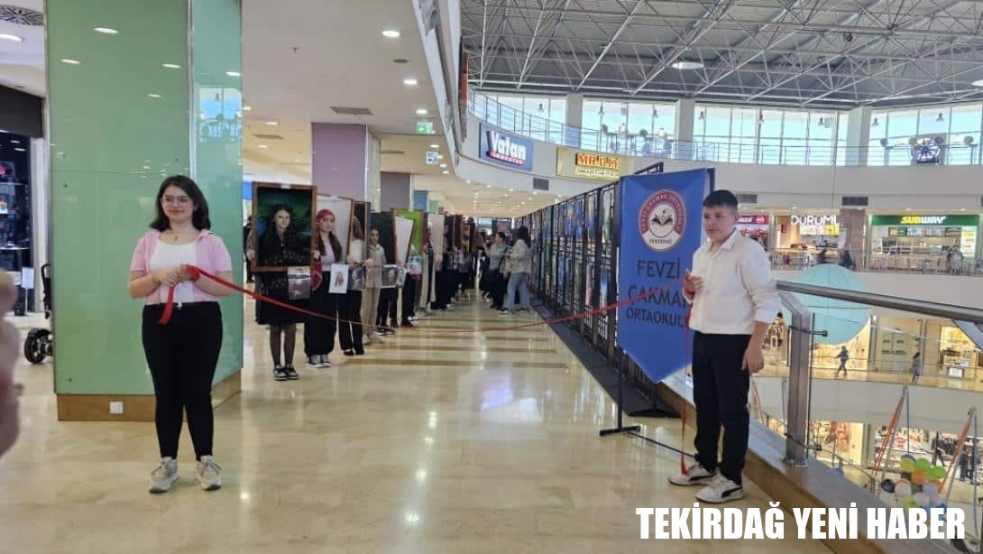 Fevzi Çakmak Ortaokulu’nun hayata geçirdiği “Sanatın Kalp Atışı” Adlı Projenin Sergisi Gerçekleştirildi