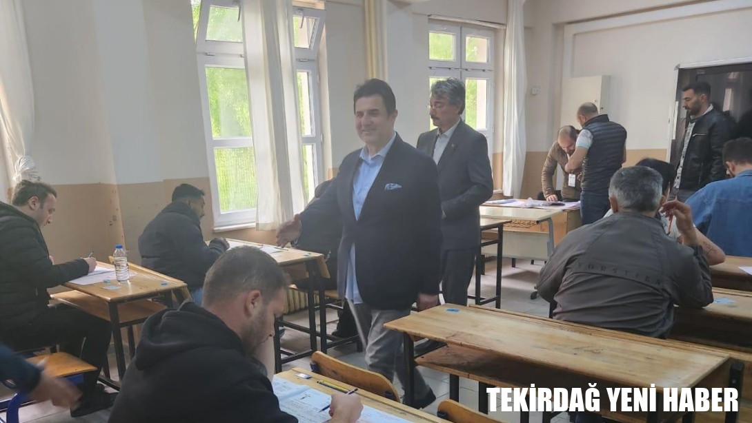 İl Millî Eğitim Müdürümüz Dr. Abdülaziz Yeniyol Çerkezköy’de SRC Sınavları Denetiminde Bulundu