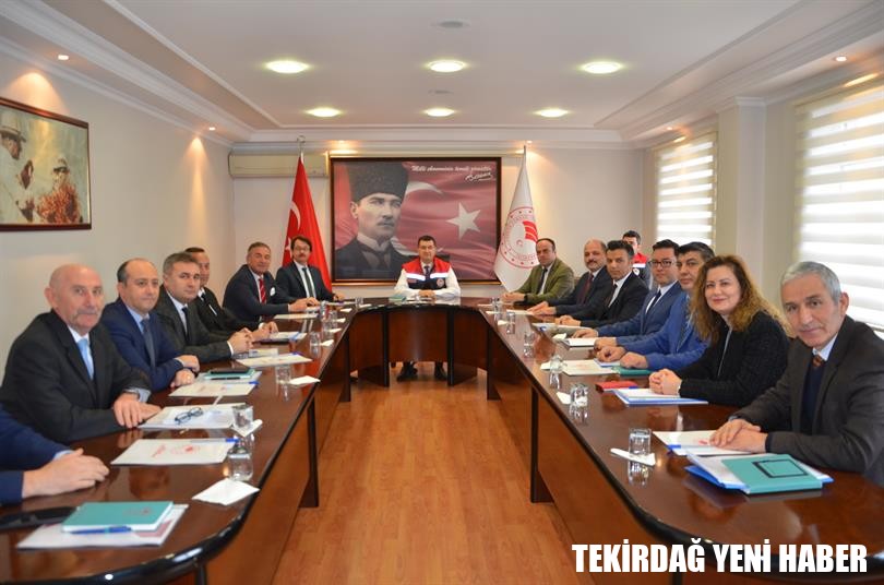 İl Müdürü Mehmet AKSOY Proje Değerlendirme Toplantısı Düzenledi