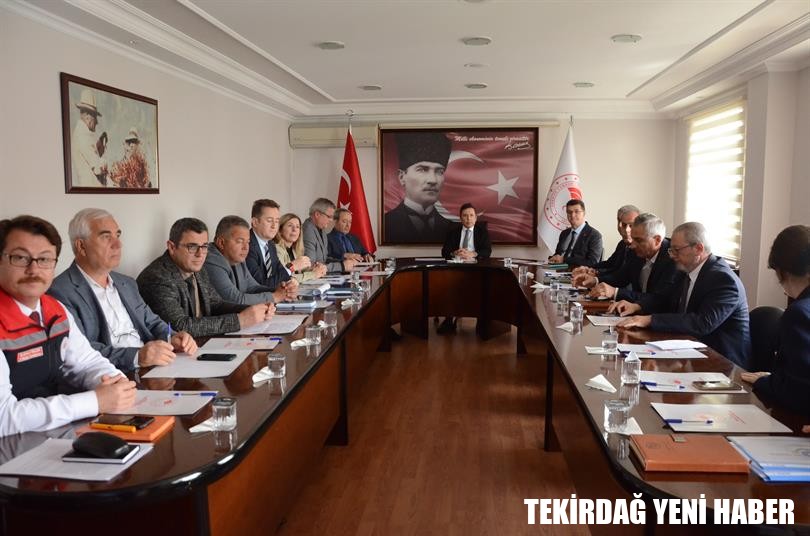 İl Tarımsal Kuraklık Kriz Merkezi Toplantısı Yapıldı