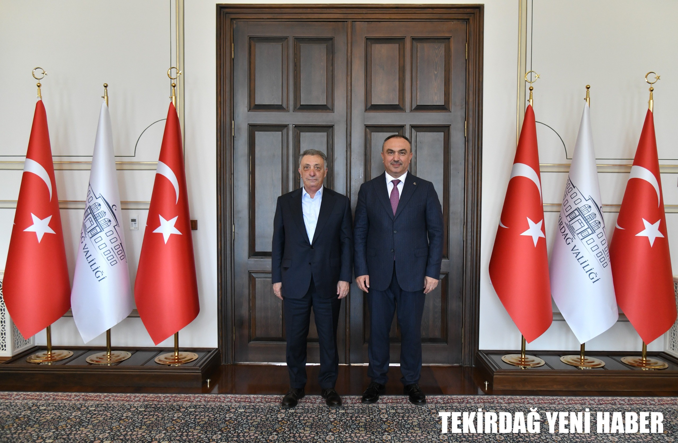 İş İnsanları Ahmet Nur Çebi ve Orhan Çebi Vali Soytürk’ü Ziyaret Etti