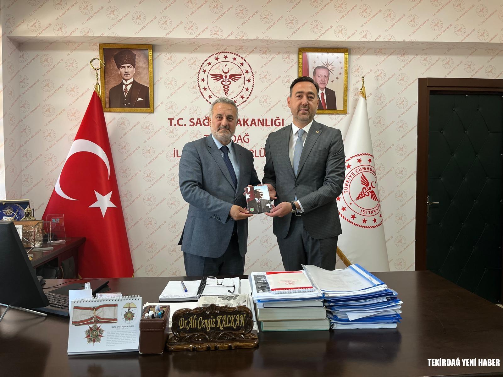 Tekirdağ Barosu’ndan İl Sağlık Müdürlüğü’ne Ziyaret