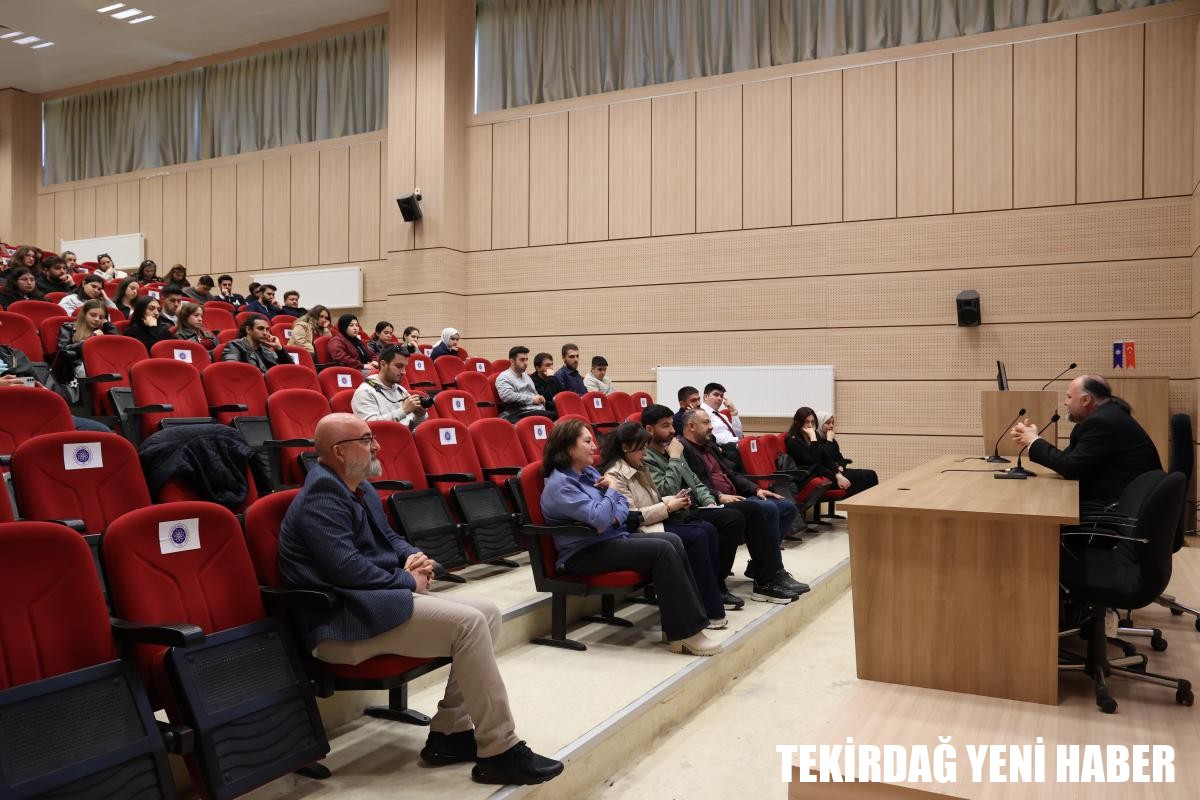 TEKİRDAĞ NKÜ MALİYE BÖLÜMÜ TARAFINDAN ‘TÜRKİYE EKONOMİSİNİN GÖRÜNÜMÜ’ SEMİNERİ DÜZENLENDİ