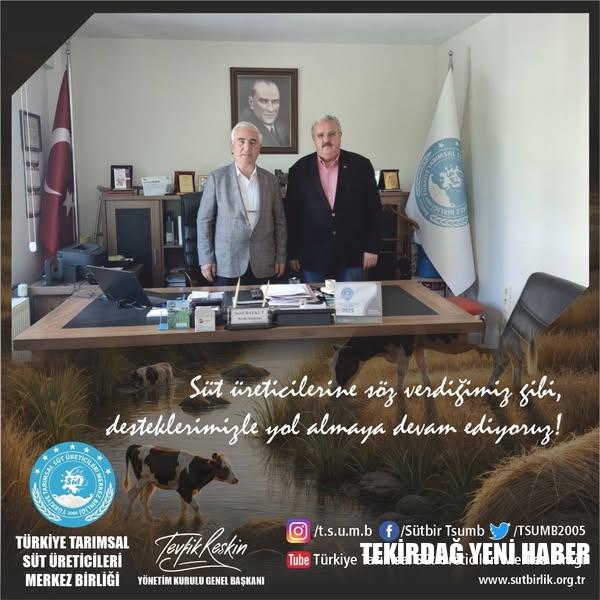Tevfik Keskin: Şerif BAYKUT ile sektörümüze dair verimli bir görüşme gerçekleştirdik.