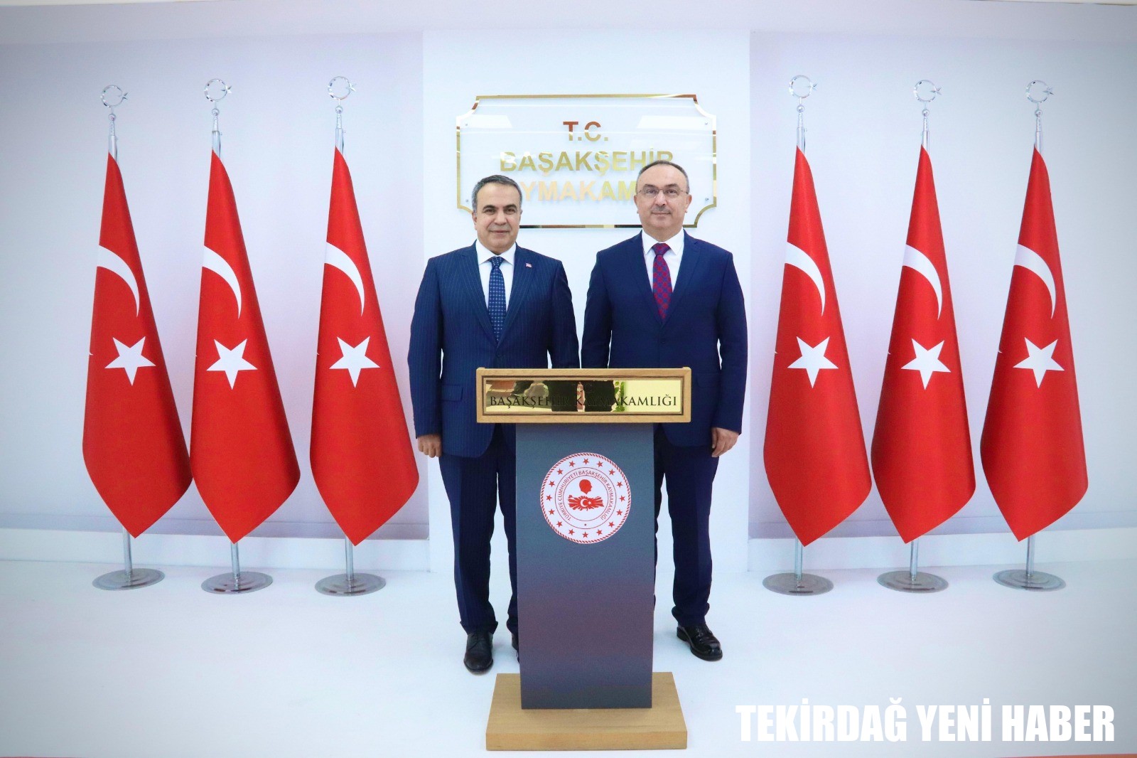 Vali Soytürk Başakşehir Kaymakamı’na İade-i Ziyarette Bulundu