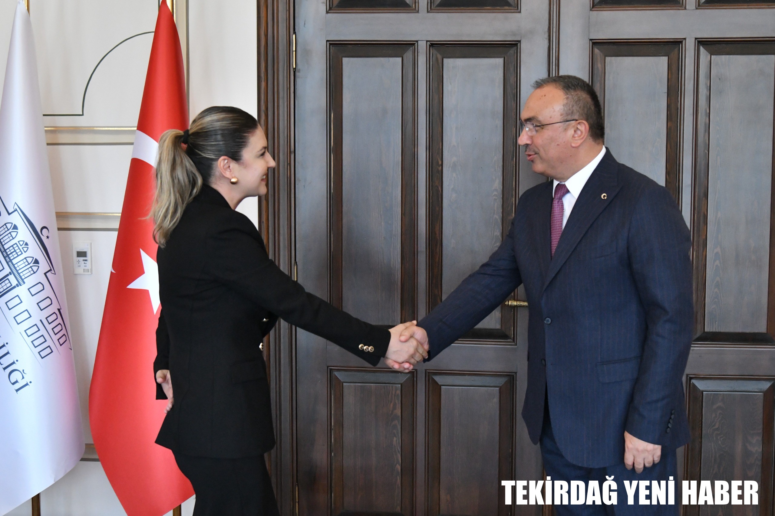 Vali Soytürk Çorlu Kent Konseyi Başkanı Yüksel ve Beraberindeki Heyeti Kabul Etti