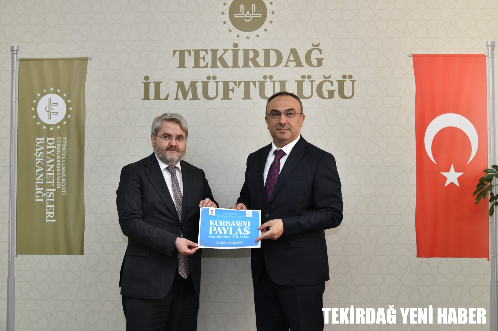Vali Soytürk ve Eşi Nurdan Soytürk Kurbanını Filistin’e Bağışladı