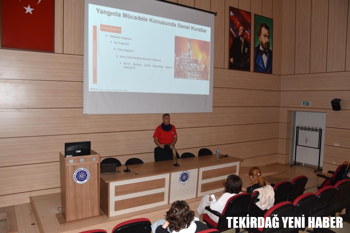 “YANGINDAN KORUNMA VE SÖNDÜRME STRATEJİLERİ” ETKİNLİĞİ GERÇEKLEŞTİRİLDİ