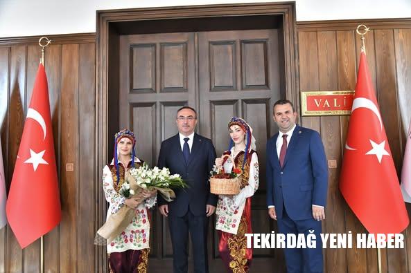 59. Uluslararası Tekirdağ Kiraz Festivali Öncesi Başkan Nallar’dan Vali Soytürk’e Ziyaret