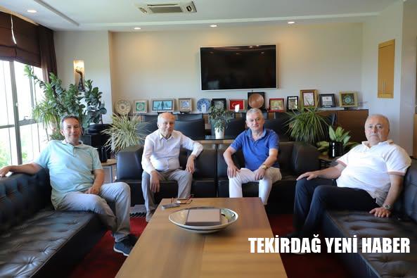 Cengiz Bilge ve Oğlu, Oda’da Ziyarette Bulundu