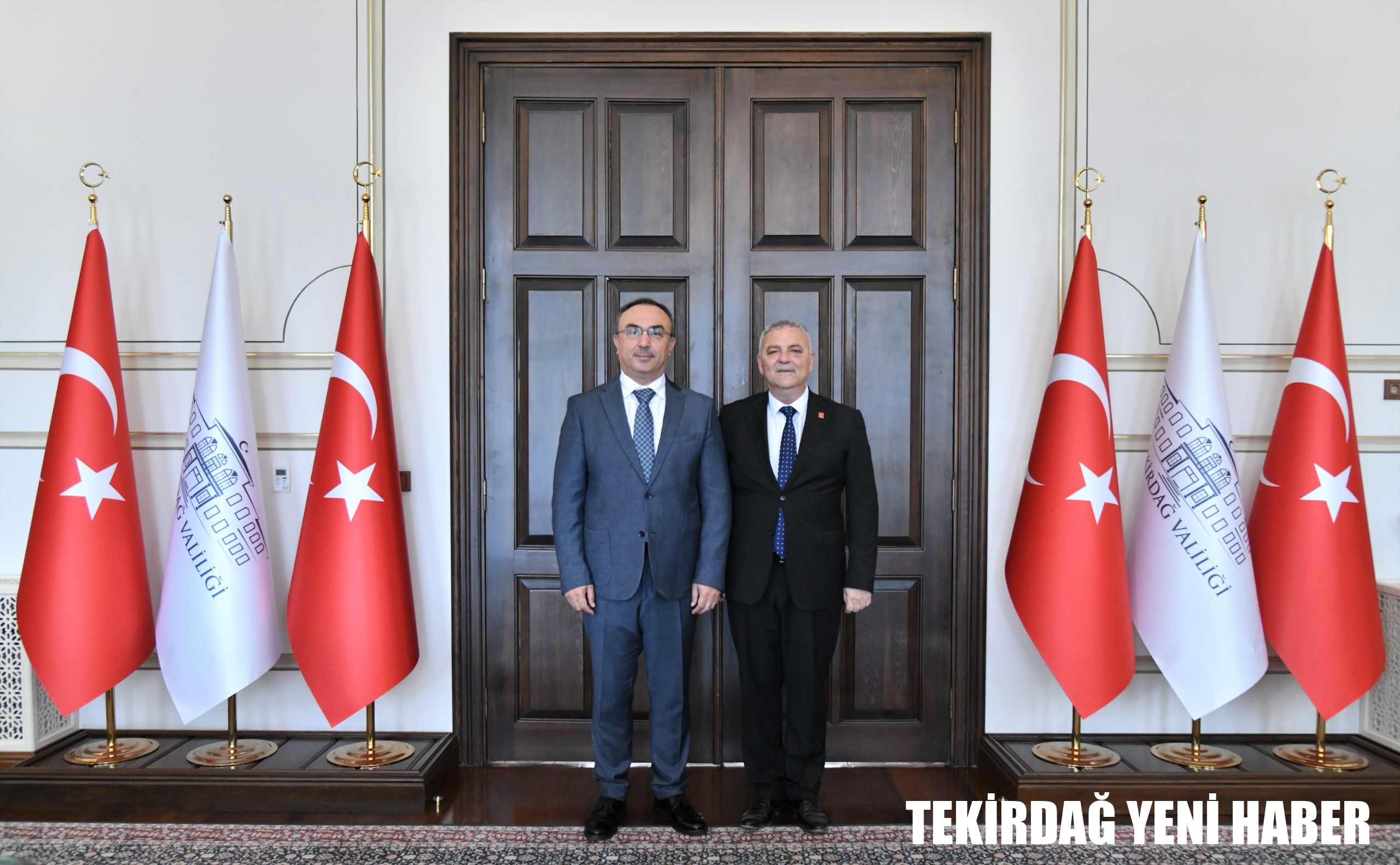 CHP Yeni İl Başkanı Gündoğdu Vali Soytürk’ü Ziyaret Etti
