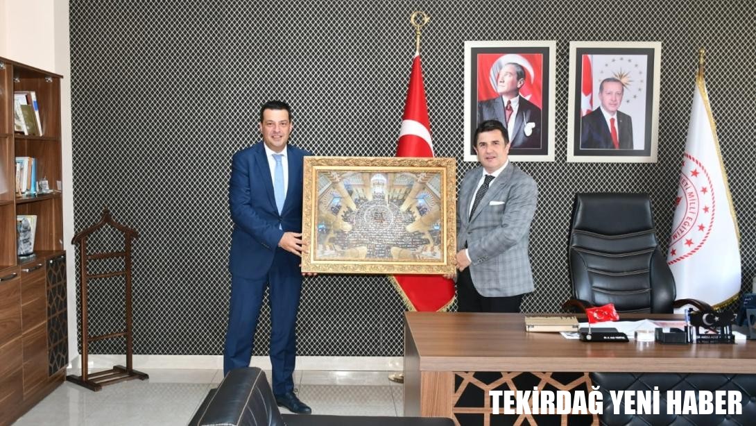 Edirne İl Kültür ve Turizm Müdürü Kemal Soytürk’ten Tekirdağ İl Millî Eğitim Müdürü Dr. Abdülaziz Yeniyol’a Ziyaret