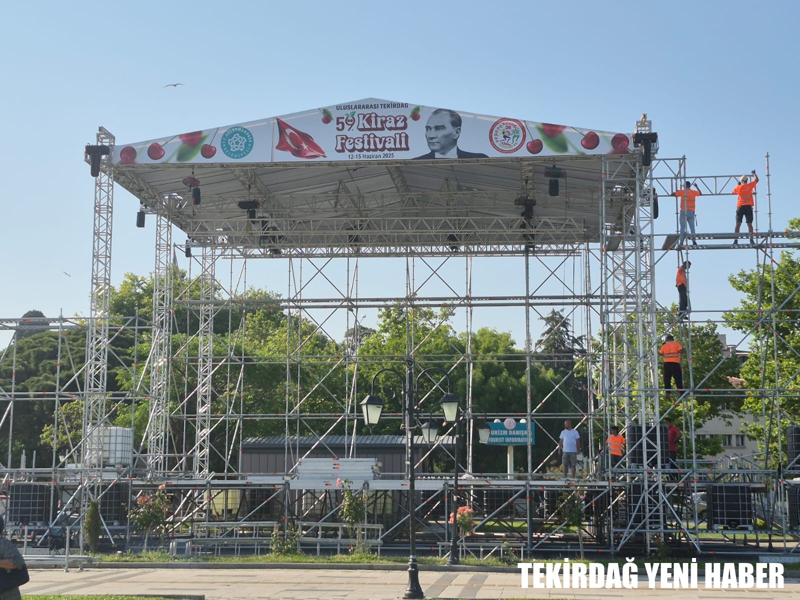 Kiraz Festivali İçin Tüm Hazırlıklar Tamamlandı