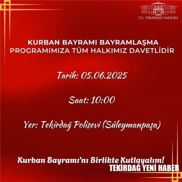 KURBAN BAYRAMI BAYRAMLAŞMAYA TÜM HALK DAVET EDİLDİ
