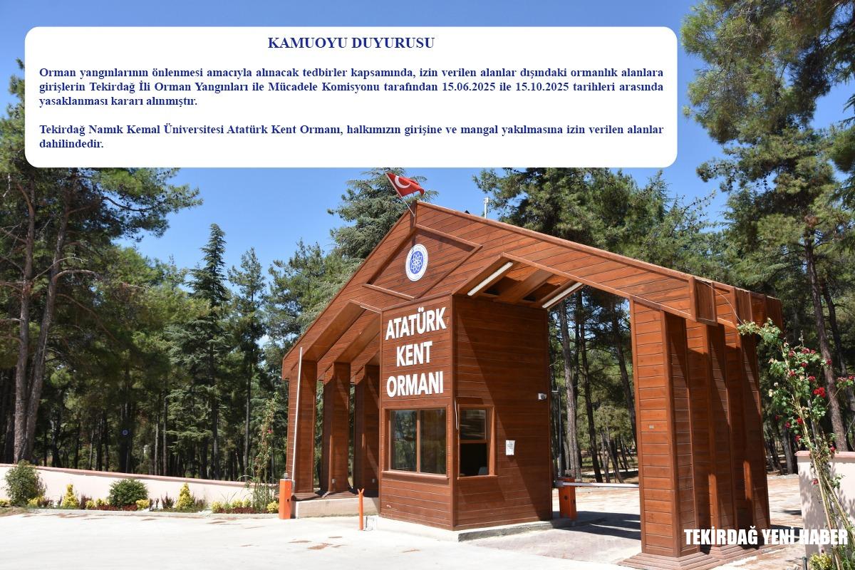 BU ORMANDA MANGAL YAKABİLİRSİNİZ