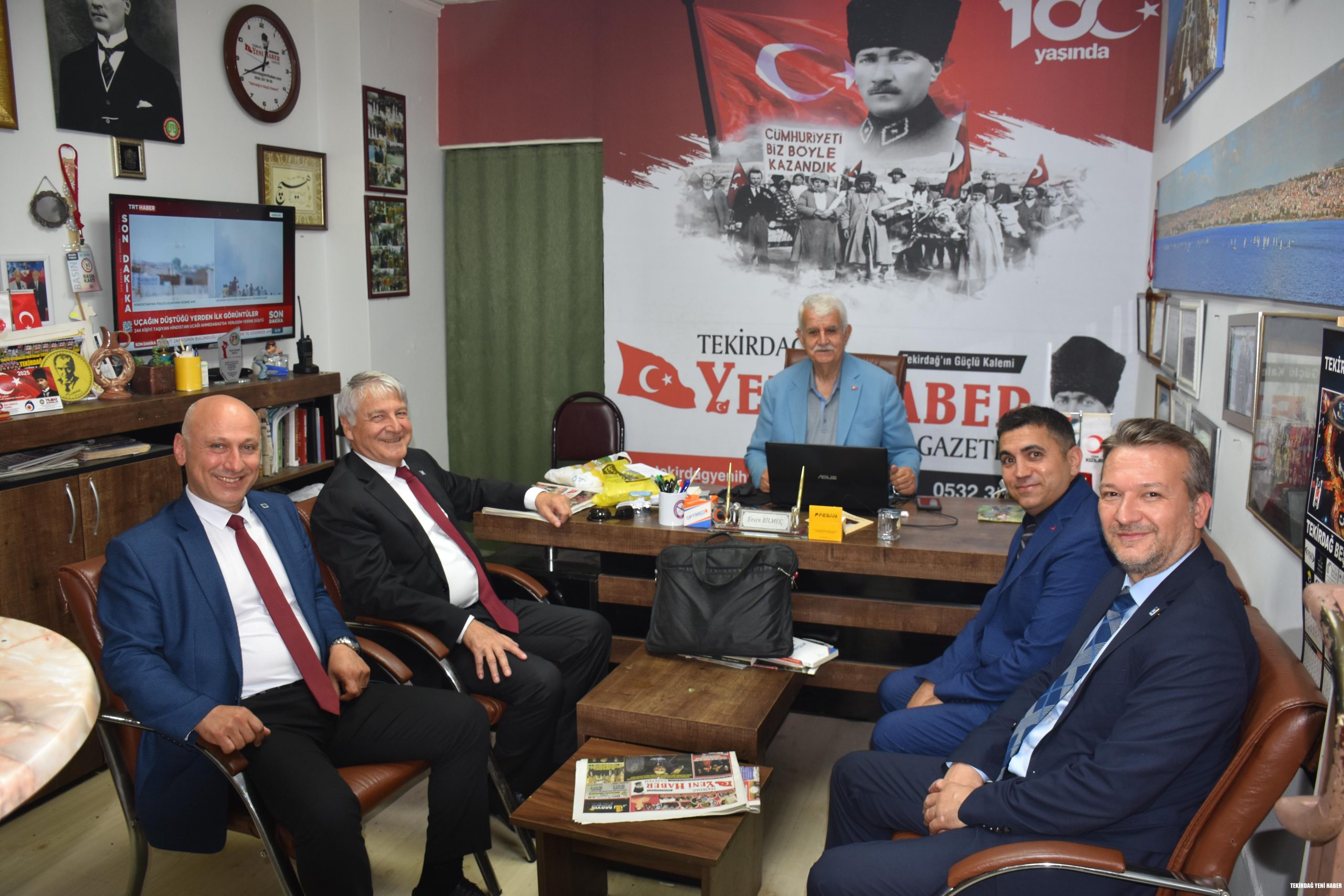 SMMM Odası Yönetiminden Gazetemize Ziyaret