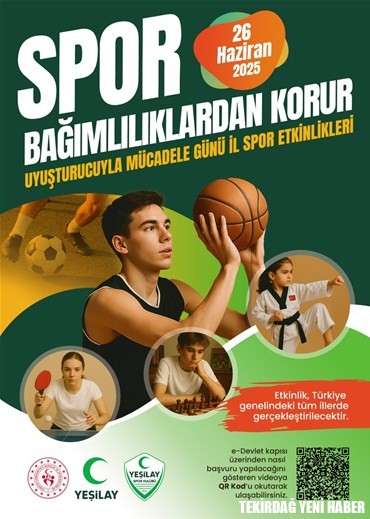 SPOR BAĞIMLILIKLARDAN KORUR. UYUŞTURUCU İLE MÜCADELE GÜNÜ İL SPOR ETKİNLİKLERİ