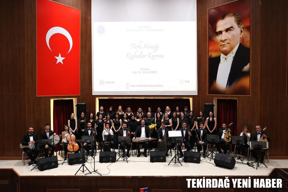 “TEKİRDAĞ NKÜ TÜRK MÜZİĞİ KADINLAR KOROSU” KONSERİ GERÇEKLEŞTİ