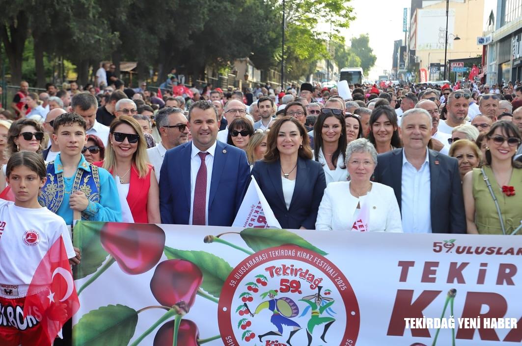 CANDAN YÜCEER KİRAZ FESTİVALİNDE COŞKUYA ORTAK OLDU