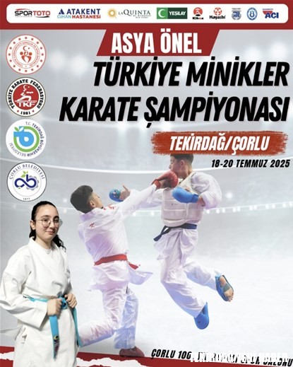 HAYDİ KARATE SEVERLER! ” ASYA ÖNEL TÜRKİYE MİNİKLER KARATE ŞAMPİYONASI” İÇİN GERİ SAYIM BAŞLADI.