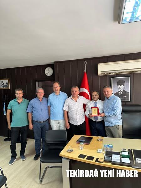 Hayrabolu Vergi Dairesi Müdürü Ali Güven’den Ziraat Odası’na Veda Ziyareti