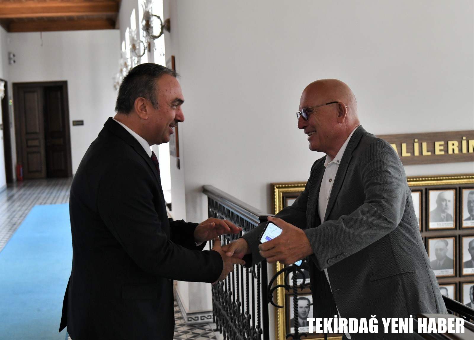 Orman Eski Bakanı  Ersin Taranoğlu Vali  Recep Soytürk’ü Ziyaret Etti 